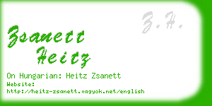 zsanett heitz business card